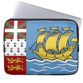 Saint Pierre och Miquelon flagga Laptop Fodral