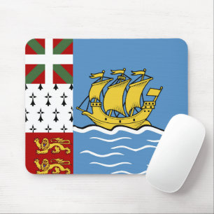 Saint Pierre och Miquelon flagga Musmatta