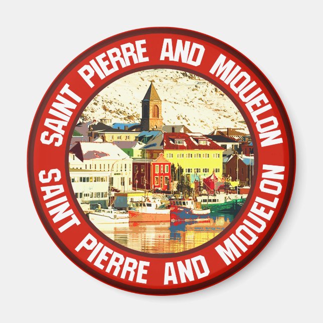 Saint Pierre och Miquelon Magnet (Framsidan)