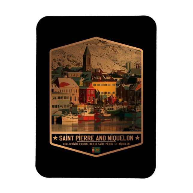 Saint Pierre och Miquelon Magnet (Vertikal)