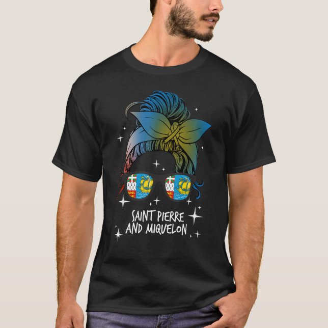 Saint Pierre och Miquelon T Shirt (Framsida)
