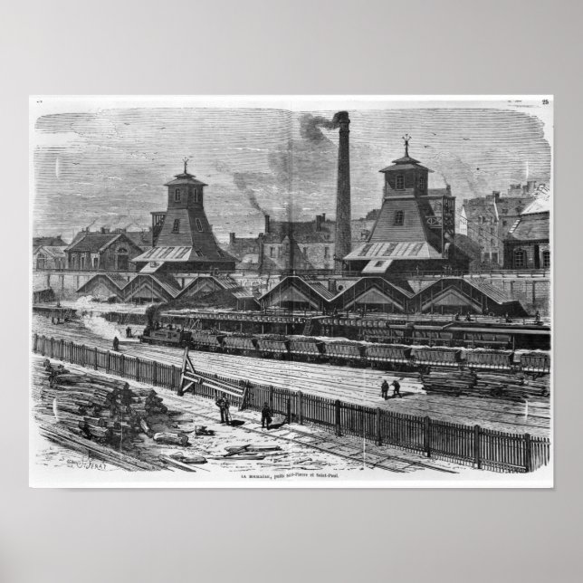Saint Pierre & St. Paul vid Le Pits Poster (Framsidan)
