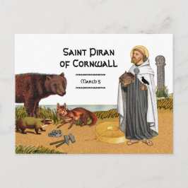 Saint Piran of Cornwall (SAE 01) vykort