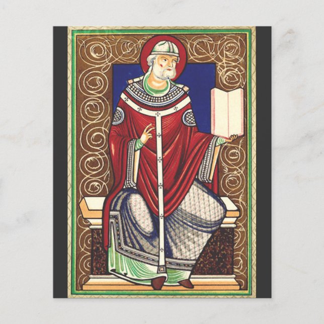 Saint Pope Gregory Underbaren (Framsida)
