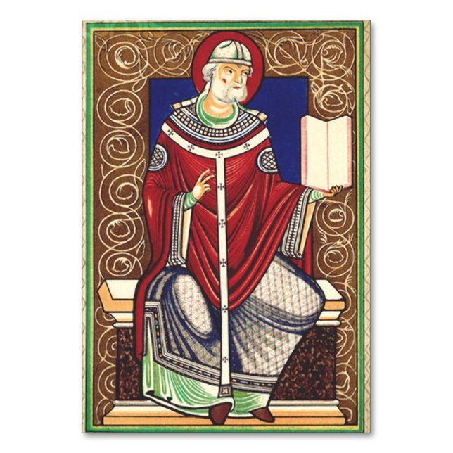 Saint Pope Gregory Underbaren Bordsnummer (Framsidan)