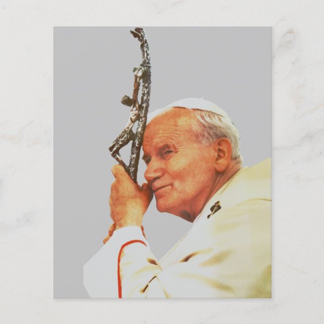Saint Pope Johannes Paul II Flygblad (Framsidan)