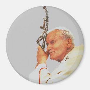 Saint Pope Johannes Paul II Magnet