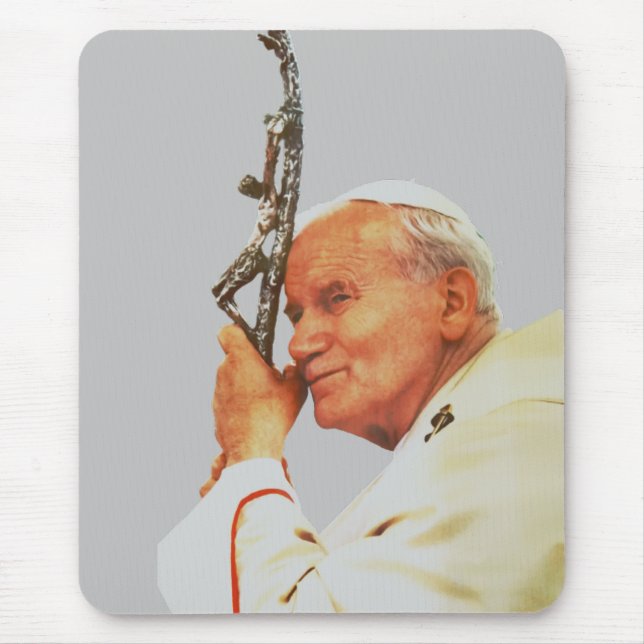 Saint Pope Johannes Paul II Musmatta (Framsidan)