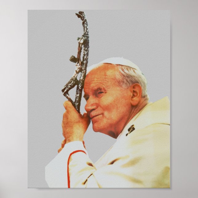 Saint Pope Johannes Paul II Poster (Framsidan)