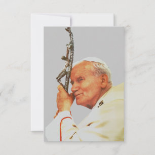 Saint Pope Johannes Paul II Tack Kort