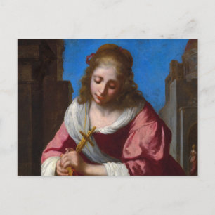 Saint Praxedis, 1655 av Johannes Vermeer Vykort