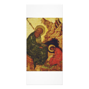 Saint Prochorus och Saint John Evangelist Reklamkort
