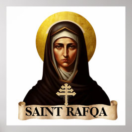 Saint Rafqa, Maronite Nun, 40 x 40-tums Poster