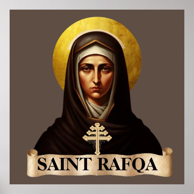 Saint Rafqa, Maronite Nun, Extra Large Poster (Framsidan)