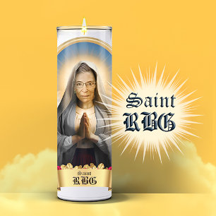Saint RBG Prayer Candle Klistermärken
