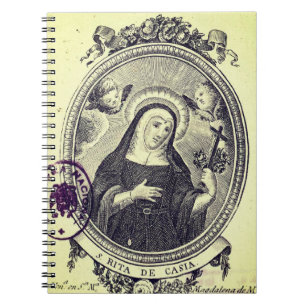 Saint Rita i Cascia Anteckningsbok