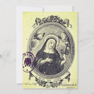 Saint Rita i Cascia Inbjudningar
