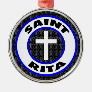 Saint Rita Julgransprydnad Metall