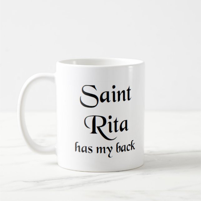 saint rita kaffe mugg (Vänster)