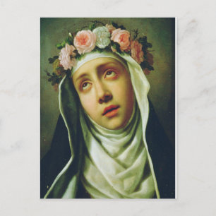 Saint Ro i Lima av Francesco de Mura Helg Vykort