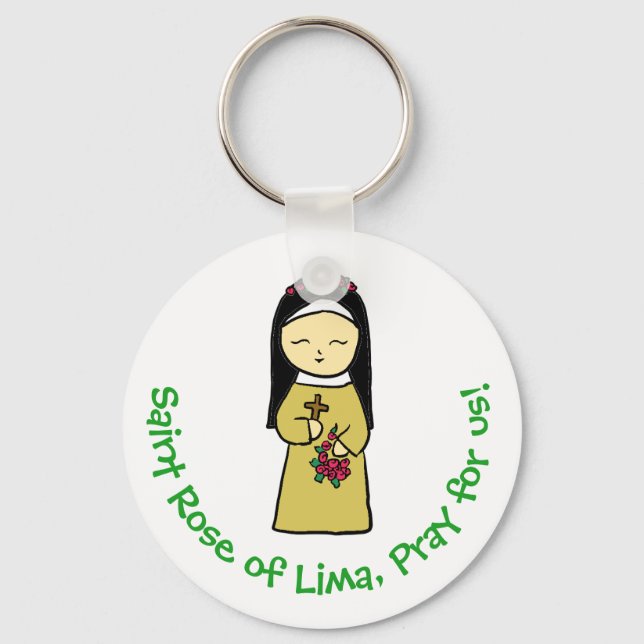 Saint Ro i Lima Keychain Nyckelring (Framsida)