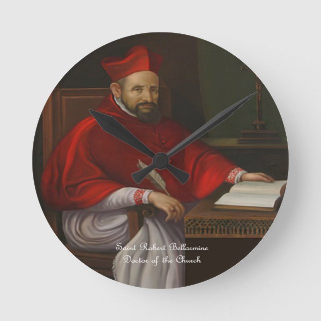 Saint Robert Bellarmine Rund Klocka (Framsida)