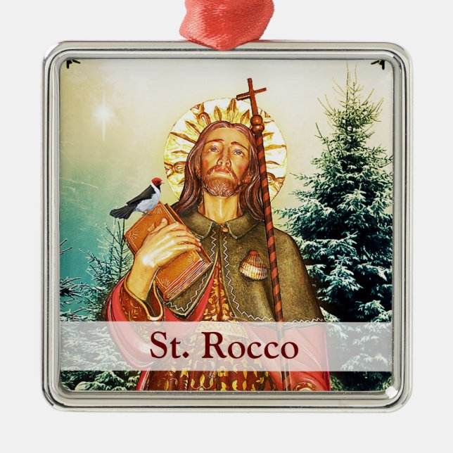 Saint Rocco Square jul Ornament (Framsidan)