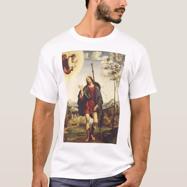 Saint Roch av Francesco Francia T Shirt (Framsida)