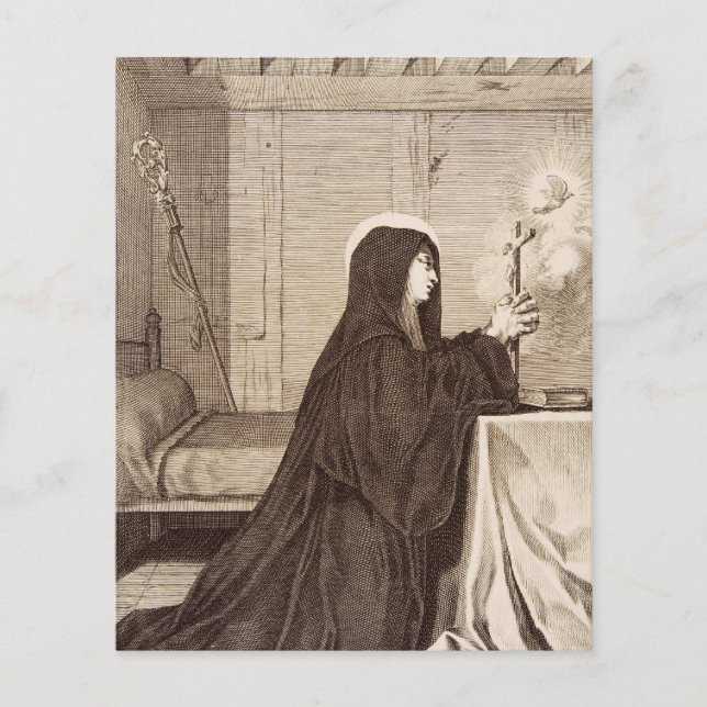 Saint Scholastica Patroness of school (Framsida)