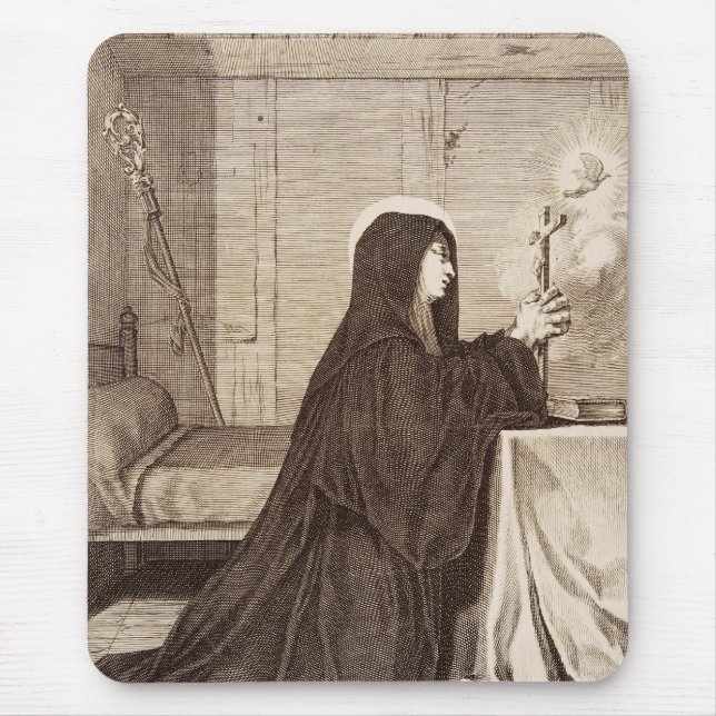 Saint Scholastica Patroness of school Musmatta (Framsidan)