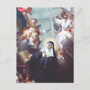 Saint Scholastica Vykort
