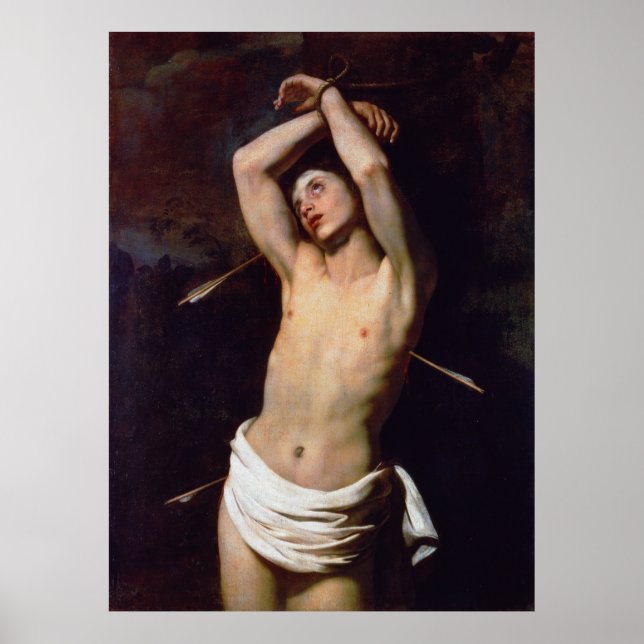 Saint Sebastian av Nicolas Regnie Poster (Framsidan)