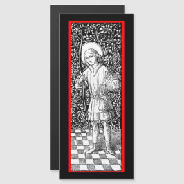 Saint Sebastian (BG 01b) Magnetiskt gratulationsko