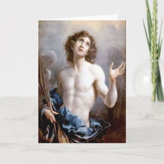 Saint Sebastian Fine Art Greetings Card Kort