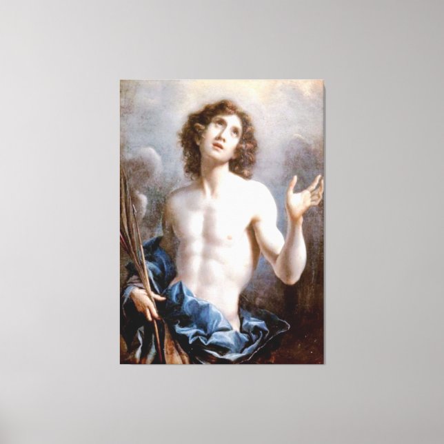 Saint Sebastian Fine Art Kanvastryck (Framsida)