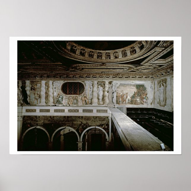 Saint Sebastian före kejsaren, hans martyrdom am Poster (Framsidan)