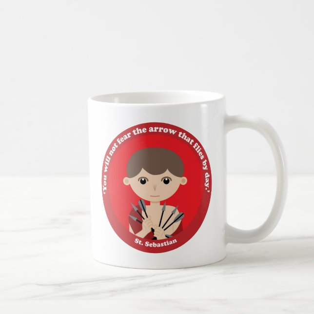 Saint Sebastian Kaffemugg (Höger)