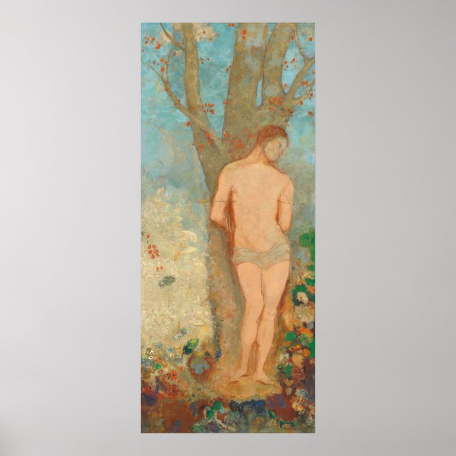 Saint Sebastian - Odilon Redon Fine Art Poster (Framsidan)