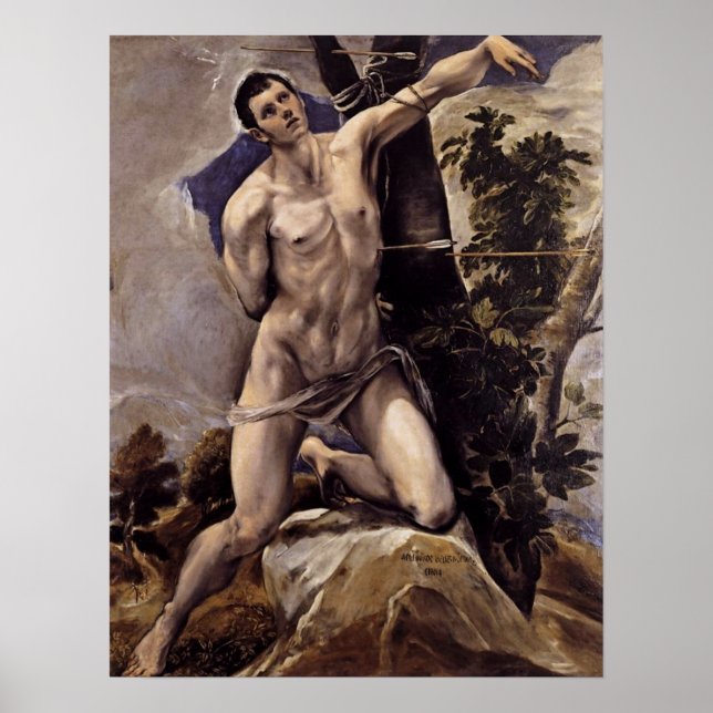 Saint Sebastian Poster (Framsidan)