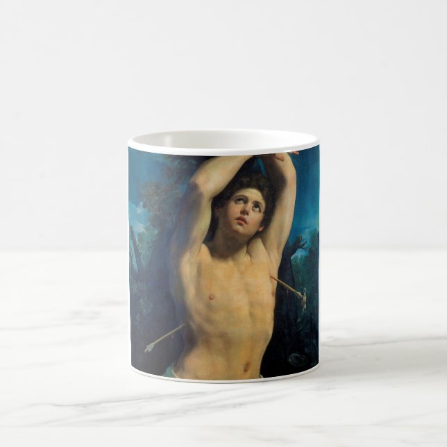 Saint Sebastian (Saint Sebastian), Guido Reni Kaffemugg (Center)