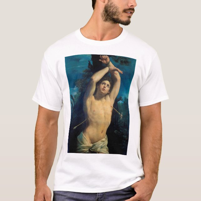 Saint Sebastian (Saint Sebastian), Guido Reni T Shirt (Framsida)