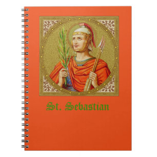 Saint Sebastian (SNV 24) (fyrkantsbild) Anteckningsbok