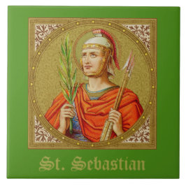 Saint Sebastian (SNV 24) Tile 3 Kakelplatta