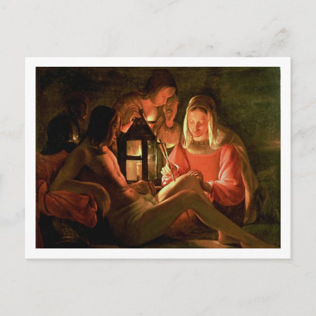 Saint-Sebastian, som har tinats upp av Heligan Wom Vykort (Framsida)