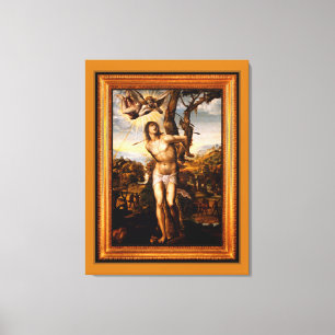 SAINT SEBASTIAN Stretched Kanvastryck
