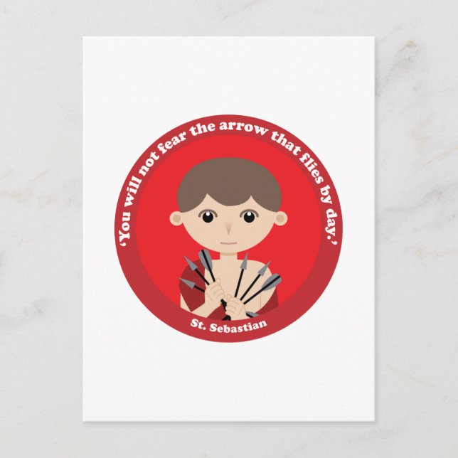 Saint Sebastian Vykort (Framsida)