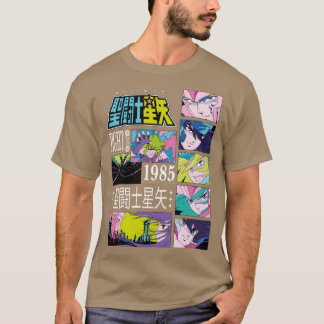 Saint Seiya flicka retro T Shirt