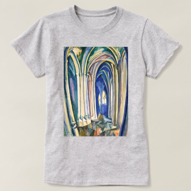 Saint-Séverin | Robert Delaunay | T Shirt (Design framsida)