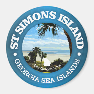 Saint Simons (C) Magnet