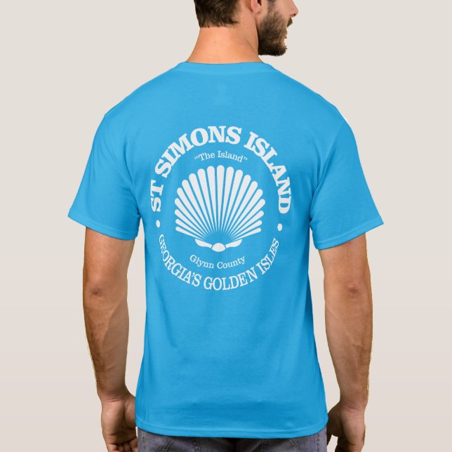 Saint Simons Island (årskel) T Shirt (Baksida)